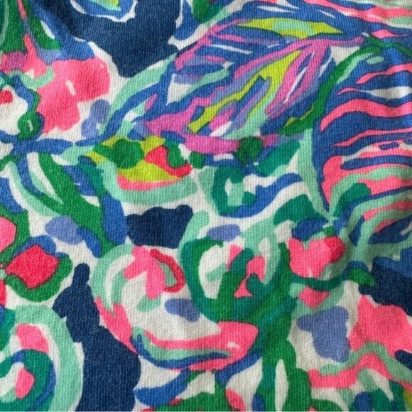 Lilly Pulitzer Justina Top Indigo Exotic size Extra Small XS - Picture 10 of 10